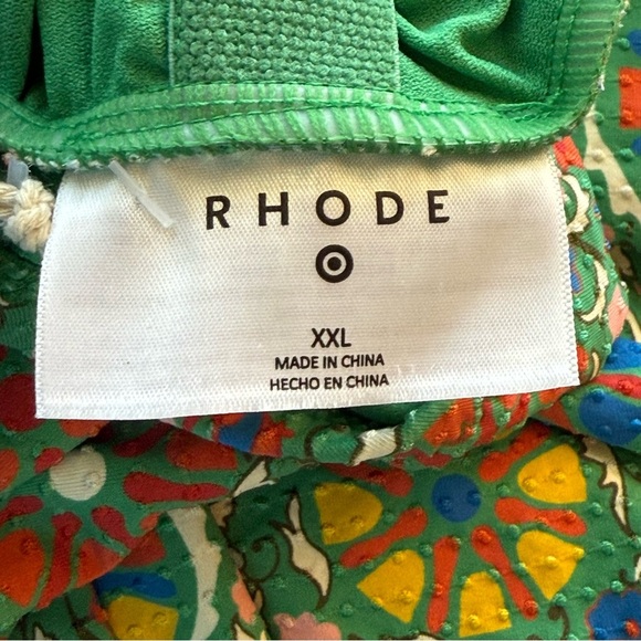RHODE X TARGET Zinnia Floral Print Halter One Piece Swimsuit WOMEN Size XXL NWT - Picture 10 of 16